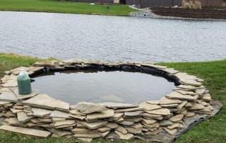 Biologic pond filtration system